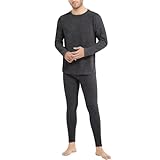 [THREEGUN] あったかインナー メンズ 上下セット 防寒インナー 保温インナー ルームウェア ヒートテック 防寒 肌着 インナー ステテコ 前開き 冬 シルク ウール(日本サイズM)