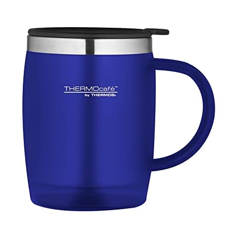 IUEG Thermos Thermocafe Desk Mug - 450 ml (Blue) Cover