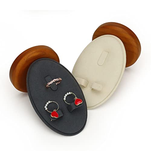 Bandeja para guardar joyas y expositor de pendientes o anillos en vitrina 4