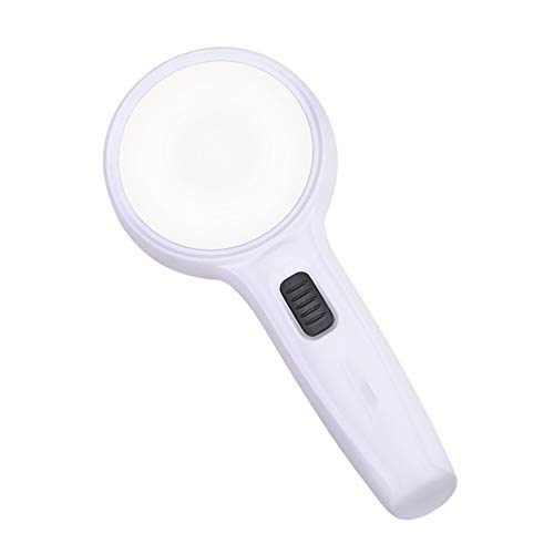 Loupe à main 15x HD éclairée pour lire sans fatigue visuelle les petits caractères