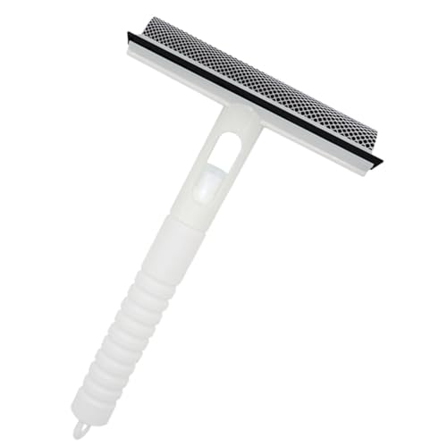 Homoyoyo Window Cleaning Squeegee Spray Water Function Household Glass Cleaner Window Screen Cleaner Multi-functional White Water Removal Tool for Home and Shower Door Cleaning