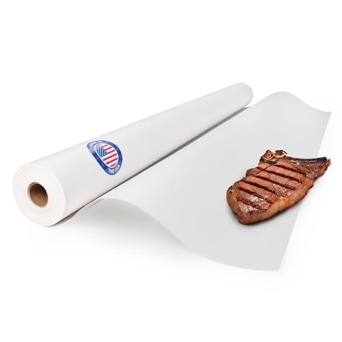 Image of White Butcher Paper 36 inch x 2160 inch (180 feet) - USA-Made Natural Paper Roll