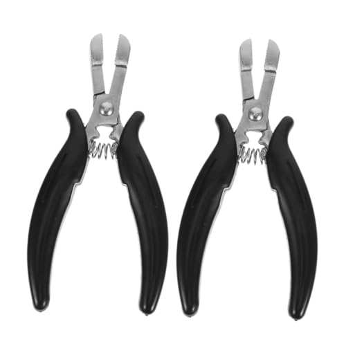 Pinces à extensions de cheveux ergonomiques pour retrait de perles