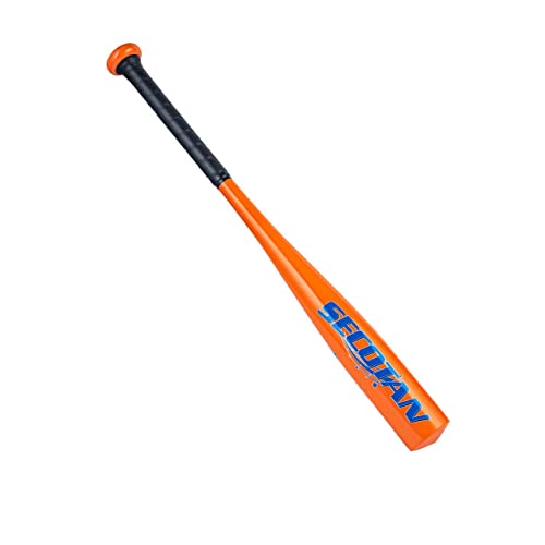 Secotan Premium Aluminum Baseball Bat | 2 1/4-10 | 24'' 25'' 26'' Inches Tball Bat, Self Defense, Weight Training, And Pickup Games(24 Inch, Orange) #TOP23