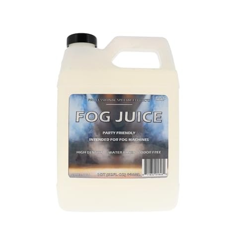 Fog Juice - 1 Quart High Density, Water Based, Odor Free, Professional Special...