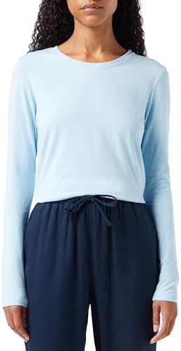 Amazon Essentials Damen Regular-Fit Langarm-T-Shirt Rundhalsausschnitt (In Übergröße Erhältlich)