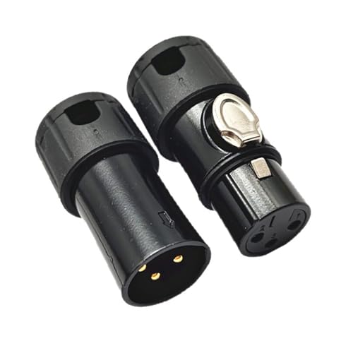YUPEIUKLI Connecteur de câble Audio 3 Broches pour Microphone, mâle/Femelle, pour câble multipaire, équipement de Studio et de scène