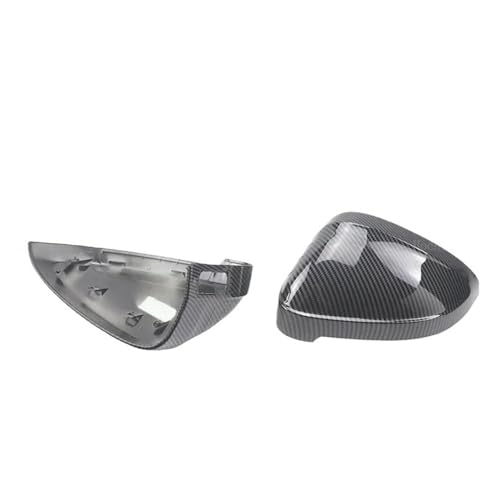 Coques rétroviseurs en fibre carbone noir pour A4 B9 Sline et A5 finition luxe