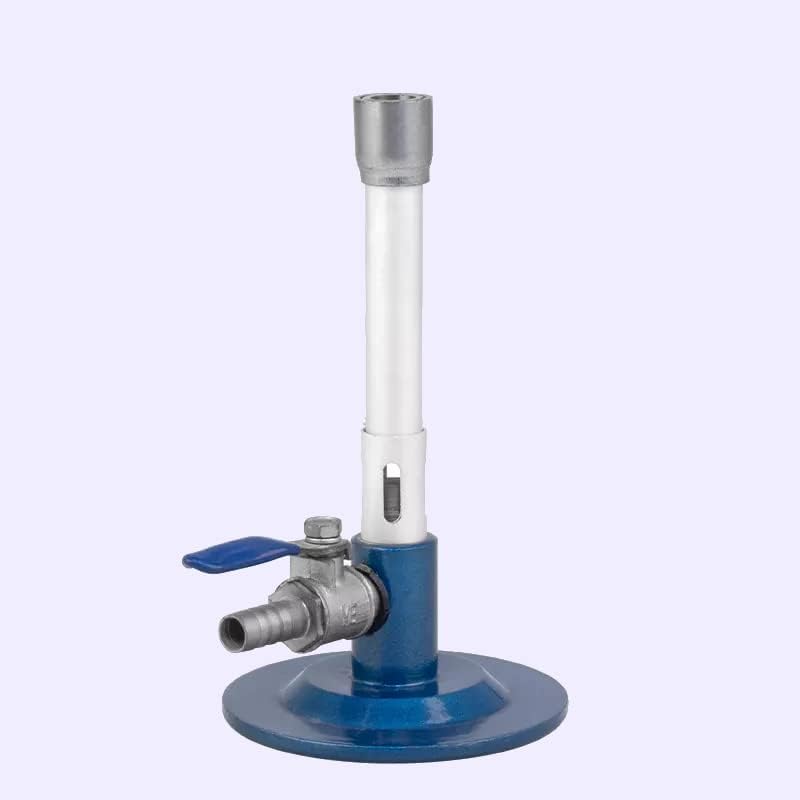 – Heavy Duty Laboratory Lab Gas Portable Bunsen Burner with Stopcock For Labware Biology Chemistry Laboratory Experiment Education