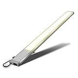 B.K.Licht – LED Unterbauleuchte – warmweiße Lichtleiste für Innen in der Farbe Silber-Titan – 10W, Länge 57,5 cm