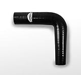 RESISTENT GEGEN ÄUßERE EINFLÜSSE: Dank der Polyester-Verstärkung ist der Silikonschlauch extrem robust und beständig bei UV-Einstrahlungen, Wasser, Sauerstoff und Ölspritzern (kein Öldurchfluss!)