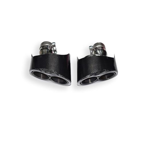 Embouts d'échappement voiture contre la rouille tubes inox carbone pour RS4 RS5