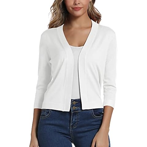 Boléro élégant EXCHIC blanc Cover