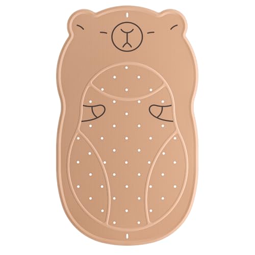 Image of UNEEDE Kids Bathtub Mat Non Slip Shower Mat for Toddlers, Washable Anti Slip Tub Surface, Soft Rubber Mat for Bathtub Shower, Waterproof Bathtub Essentials for Children