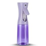DDRXYETR Continuous Mist Spray Bottle for Hair, Face & Plants (6.8oz/200ml) - Ultra Fine Travel-Size Water Mister for Salons, Cleaning, Pets & Skincare Leakproof Design