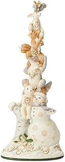 Heartwood Creek by Jim Shore Woodland Snowman Animals Stack Figurine