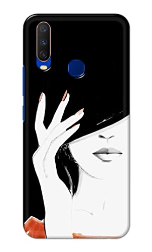 Image of PRINTFIDAA Photo of Beautiful Girl Hard Back Cover for Vivo Y15 / Vivo Y17 / Vivo U10 / Vivo Y12 / Vivo Y11 (6.35 inch) Back Cover -(P6) KAT1005