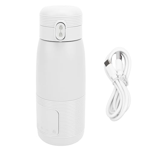 Chauffe-biberon portable haut de gamme blanc pour voyage de bébé serein