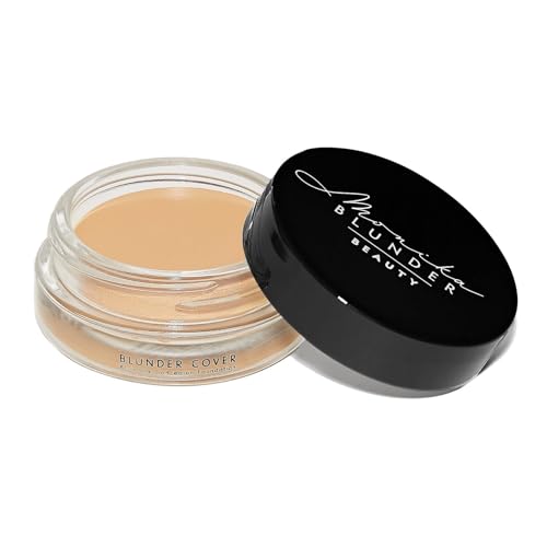 Monika Blunder Beauty - Blunder Cover Foundation Concealer - Shade: 3.5 - Drei.5 - Light/Medium, Neutral with Subtle Pink Undertones - Clean Beauty, All-In-One, Cruelty-Free - 0.62 oz