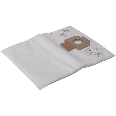 Bosch Professional Vliesbeutel, passend zu GAS 20 L SFC, GAS 15 L, GAS 1200 L Professional, 2605411229(5 Stücke), Weiß Cover