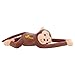 LEEINTO Mono con brazo largo y cola lindo peluche suave ropa de cama de bebé juguetes decoración del hogar cortinas para colgar peluches juguetes de mono juguete de peluche para adultos mono con Imagen de LEEINTO Mono con brazo largo y cola lindo peluche suave ropa de cama de bebé juguetes decoración del hogar cortinas para colgar peluches juguetes de mono juguete de peluche para adultos mono con