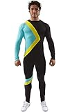 fancy dress warehouse Adult Jamaican Bobsleigh Costume Jumpsuit X-Large