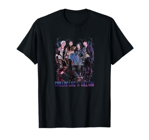 Disney Descendants Chillin Like A Villain T-Shirt pour revendiquer son côté malicieux