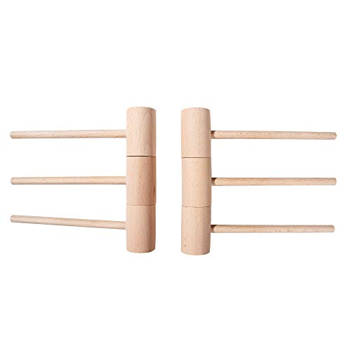 6Pcs Natural Hardwood Seafood Mallets