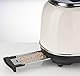 Korona 21666 Toaster | 2 Scheiben | Creme | Röstgrad-Anzeige | Auftauen | Rösten | Aufwärmen | 810 Watt | Brötchenaufsatz | Krümelschublade | Brotscheiben-Zentrierung