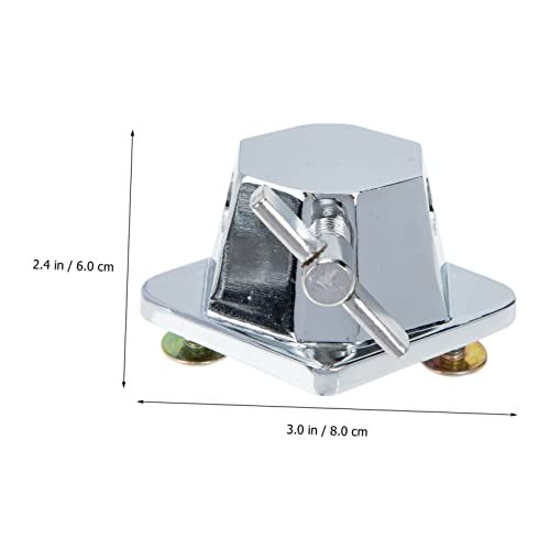 SECFOU 3pcs Drum Leg Base Set para Reemplazo y Mantenimiento Perfecto Accesorios para Batería miniatura 4