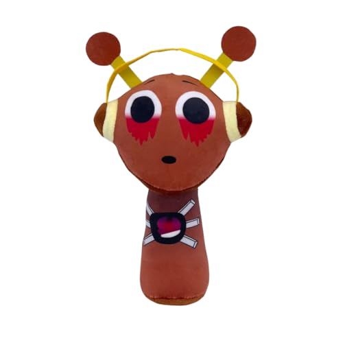 Image of Brown Headphone Sprunki Plush Toys