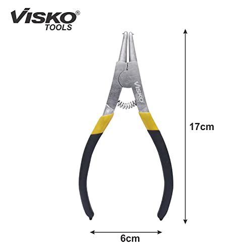 Image of VISKO 218 7 inch CirClip Plier | External Bend | Cutting player |Cutting plier | Pliers for Home | Player Tools | Combination plier | Pliers for electrical Work | Household Appliance | 7 Inches |
