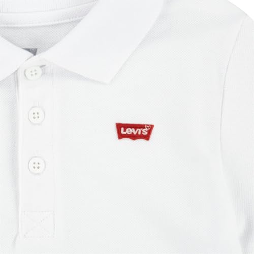 Levi’s Garçon Back Neck Tape Polo Jungen Lvb Nackenband-Poloshirt 9ea893 Polohemd, weiß, 16 Jahre, cremefarben