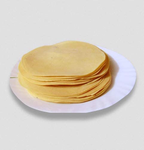 Image of Dry Fruit Hub Fresh Appalam Papad Plain 800gm,Apadam Papadam, Homemade Aplam Paped,Traditional Taste of South Indian Appalam Papad Pack of 2