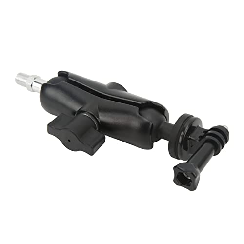 Motorcycle Camera Mount Bracket Easy Installation Rotatable Shockproof Motorbike Camera Holder 1/4 Inch Thread For Photography #TOP2