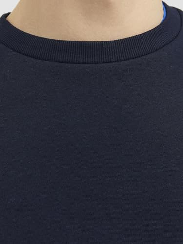 JACK & JONES Male Sweatshirt mit Rundhals Einfarbig Sweatshirt mit Rundhals