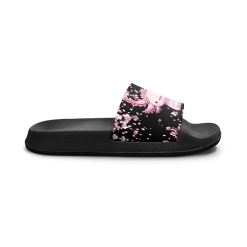 Image of Boy & Girls Slide Sandals Kids Shower Shoes Non Slip Summer Slippers Beach Sandals