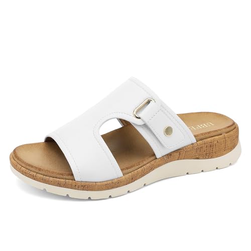 Image of UBFEN Womens Platform Sandals with Orthopedic Arch Support