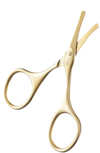 Beauté Secrets Nasal Safety Personal Grooming Scissors for Nose Hair Cutting,...