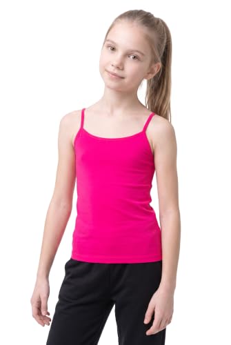 Image of Kurve Girl's Sleeveless Tank Top - Stretch Undershirts Cami Camisole, UV Protective Fabric, Rated UPF 50+ (Made in USA)