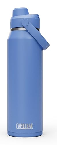 Image of CamelBak Thrive Chug Insulated Stainless Steel Water Bottle, Cold Retention with High Flow Lid for Everyday Hydration and Active Use, 32oz, Sky Blue