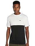 Ajuste clásico. Vans Colorblock tee Camiseta, Multicolor (Black/White Y28), Large para Hombre