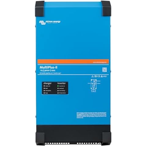Victron Energy MultiPlus-II Pure Sine Wave Inverter Charger for 120 amp Battery, 120V, 3000VA 12-Volt Cover