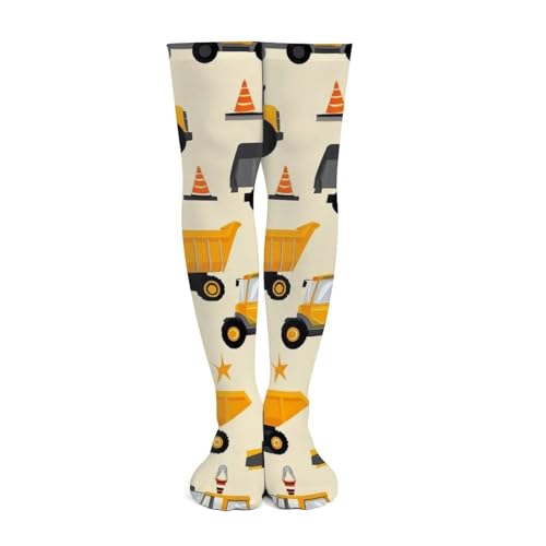 Women Girls Breathable Non Skid Cushion Crew Socks Knee Novelty Socks4