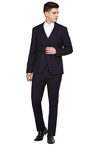 Image of Van Heusen Men's Polyester Blend Three Piece Suit-Dress Set