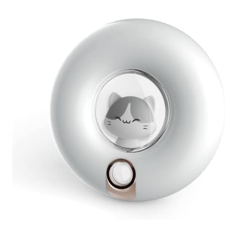 Searon Rechargeable Motion Sensor Night Light Kids, Under Cupboard Lights, Dimmable Cabinet Lights for Stairs Wardrobe Closet Bedroom Hallway Drawer Shed Toilet Garage (Measure Φ93 x T31) Cover
