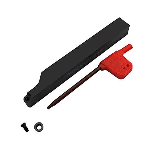 Zouzmin QGTWAGWA 1/2 Inch Sracr1212 H06+10Pc R3 Inserts Lathe Turning Holders 90 Degrees Lathe Turning & Profiling Tool Holder thumb #1