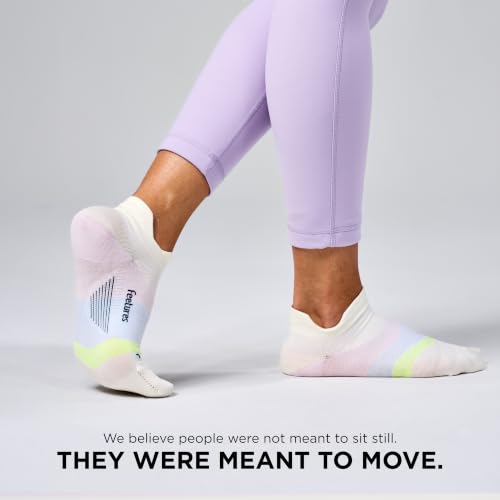 Image of Feetures Elite Light Cushion Mini Crew Sock - Sport Sock with Targeted Compression