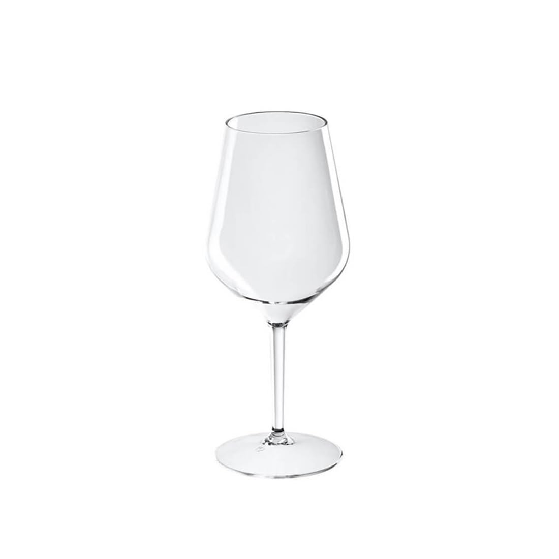 SPARKLERS CLUB Set mit 6 Weingläsern, 47 cl, transparent, bruchsicher, aus Kunststoff, einfache Handhabung, Glas für Abend und Veranstaltungen (transparent)