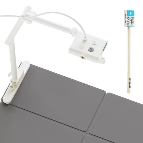 OKIOLABS OKIOCAM S Plus 5MP Document Camera & Webcam 2-in-1 for Teachers, Chrombook, Mac, Windows Compatible, for Classroom, Live Demo, Web Conference 1944p